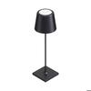 Set of 2 Rechargeable Table Lamps Black 3W 3000K IP44