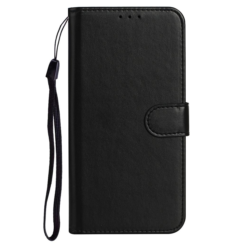 B40 For Google Pixel 6a Wallet Stand Phone Cover Anti-Dust PU Leather+TPU Cell Phone Case
