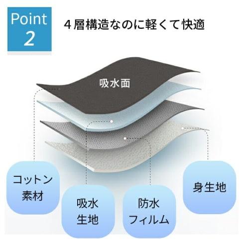 Karly Shop Absorbent Sanitary Panties, Stylish and Leak-Proof for Heavy and Light Flow, Wide Absorbent Surface, Solid Color, Rs10015, Size M, Black