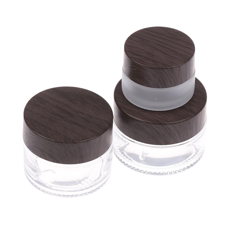 Losyon Yeniden Doldurulabilir Cam Şişe Saklama Göz Kremi Mühürlü Dispenser Kozmetik Kavanoz Kabı Kişisel Bakım Seyahat Dağıtım Şişeleri