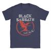 Men's Women Printed T-Shirts Black Cool Sabbaths Novelty Cotton Tee Shirt Short Sleeve Male T Shirts Round Collar Tops Gift Idea