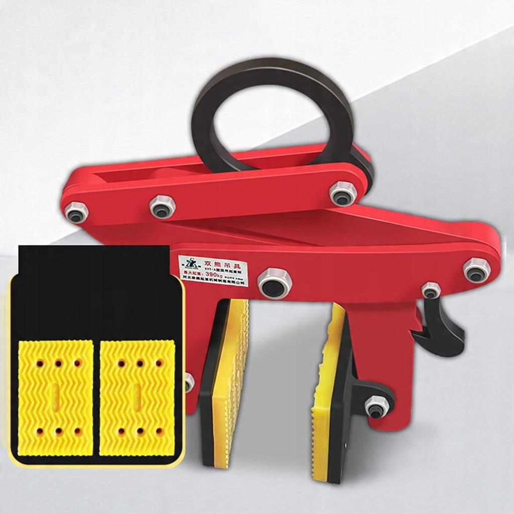 Rosfix Zacisk Transportowy ProClamp 390KG – Do Płyt, Szyb I Betonu | Zakres 3-8,5 Cm | Waga 14 Kg | Stalowa Konstrukcja Z Gumą