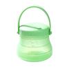Foldable Silicone Fresh-Keeping Bucket Portable Handheld Food Storage Container for Vegetables Fruits and Cold Drinks Outdoor Camping