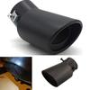 Vehicle Muffler Exhaust Pipe Enthusiasts 63mm Stainless Steel Tailpipe Rustproof Suitable for Improved Appearance Sound