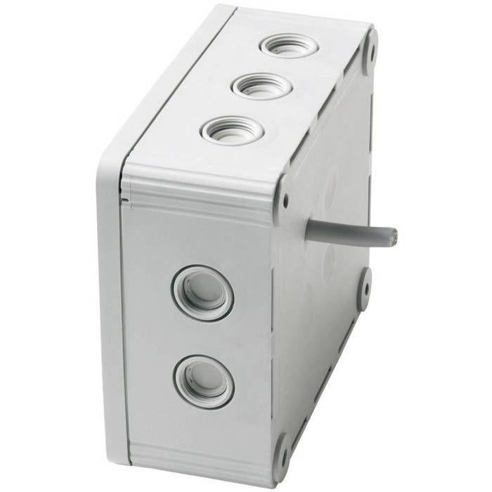 Boîte de dérivation Wiska 10101459 (L x l x H) 160 x 140 x 81 mm gris IP66/IP67 1 pc(s)