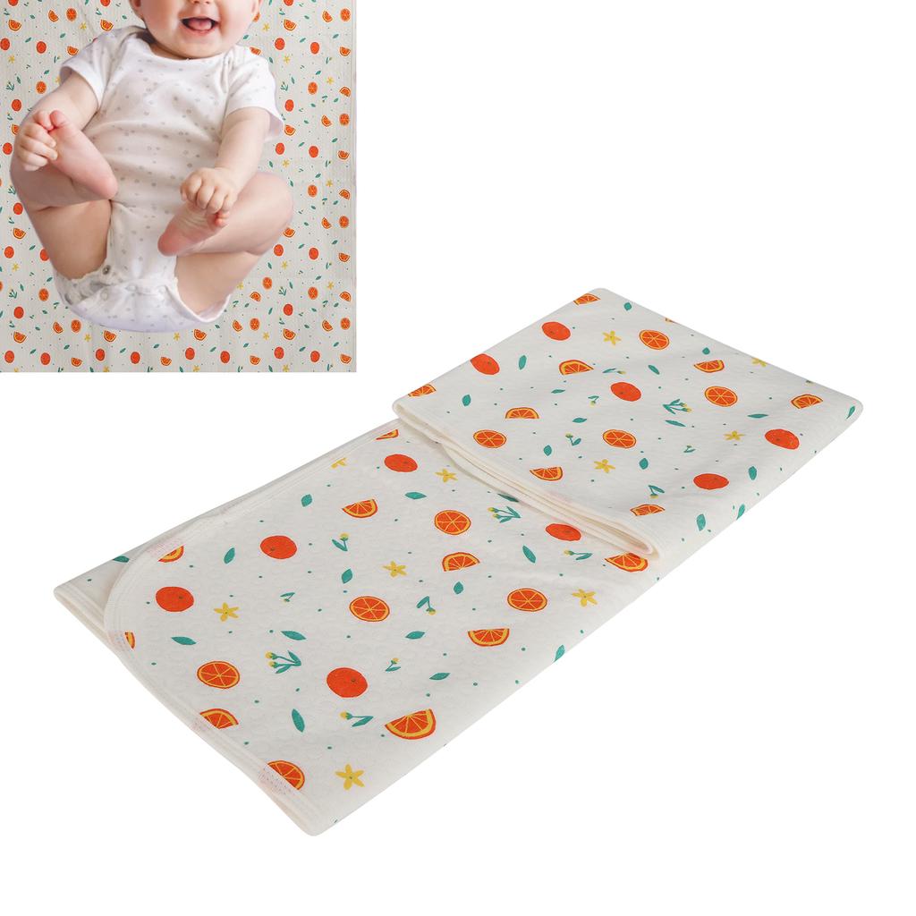 Waterproof Changing Pad Liner Washable Breathable Cotton Diaper Changing Pad 80 0cm