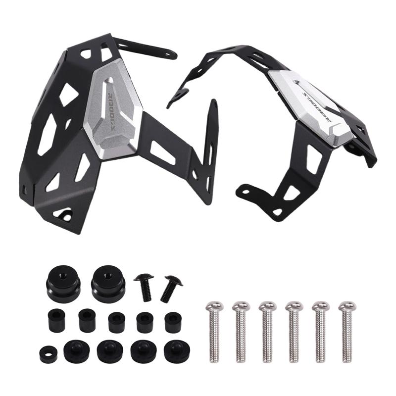 Powerful Motorcycle Cylinder Head Guards Cylinder Head Guards For BMW R1300GS Engine Protection For BMW R1300GS Black+Silver