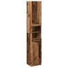 VidaXL Armoire de salle de bain vieux bois bois d'ingénierie, armoire de rangement de salle de bain, placard de salle de 856943