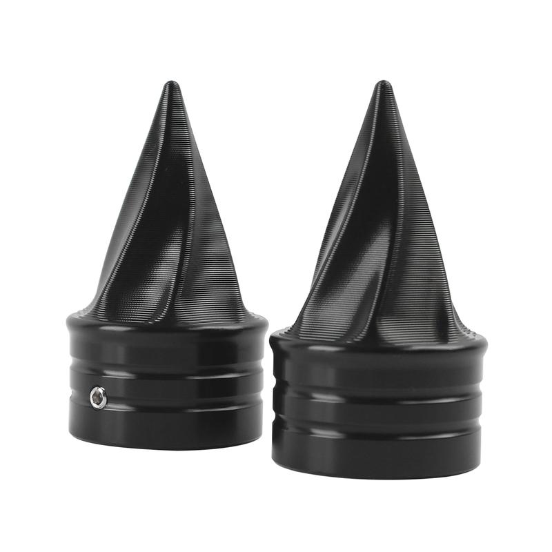 Motorcycle Front Axle Cap Nut Covers Twisted Caps For Harley Sportster Touring Road King FLHX Dyna Softail Fat Boy VRSC 08-2023