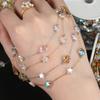 1m/39.37in Stainless Steel Chains Pentagram Charm Star Beads Chain for DIY Jewelry Choker Bracelet Necklace Making Supplies