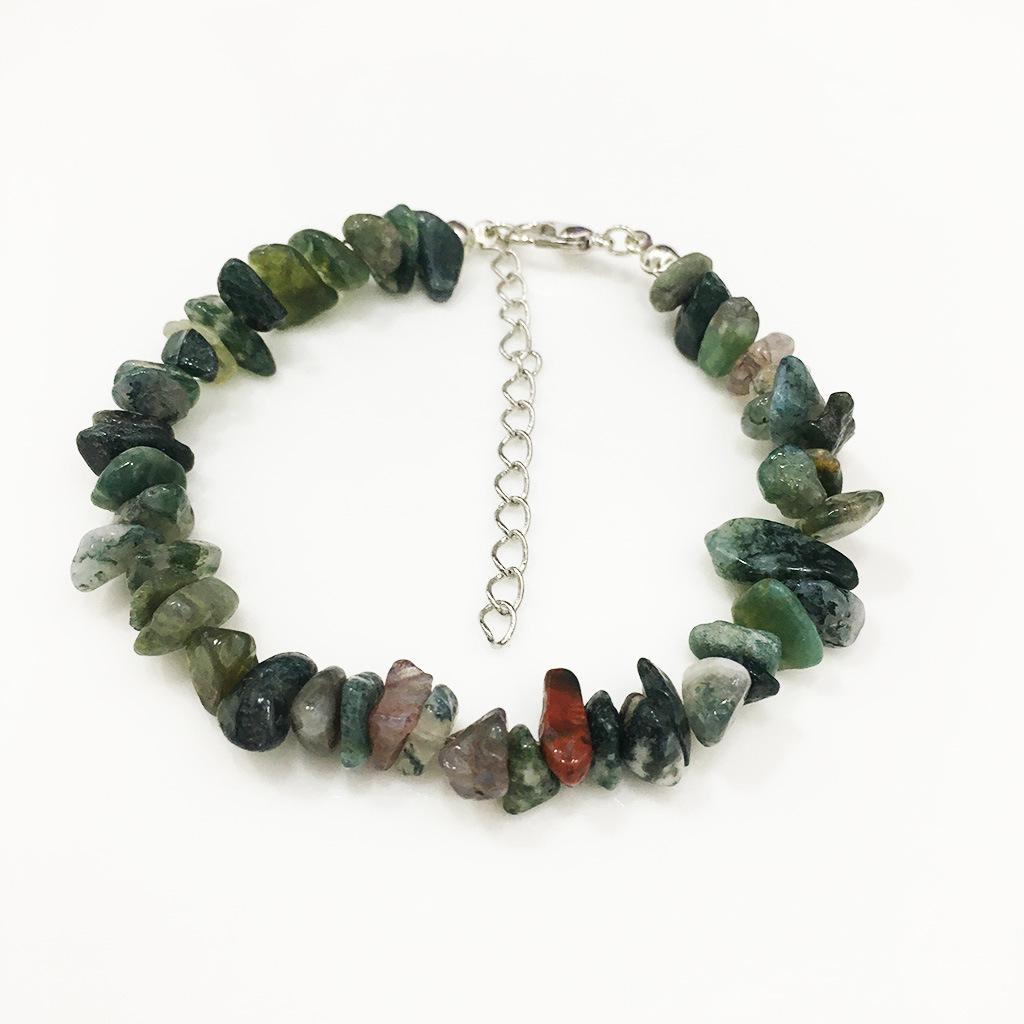 Pink Purple Agate Crystal Beaded Bracelet - Semi-Precious Gift for Female Students & Best Friends