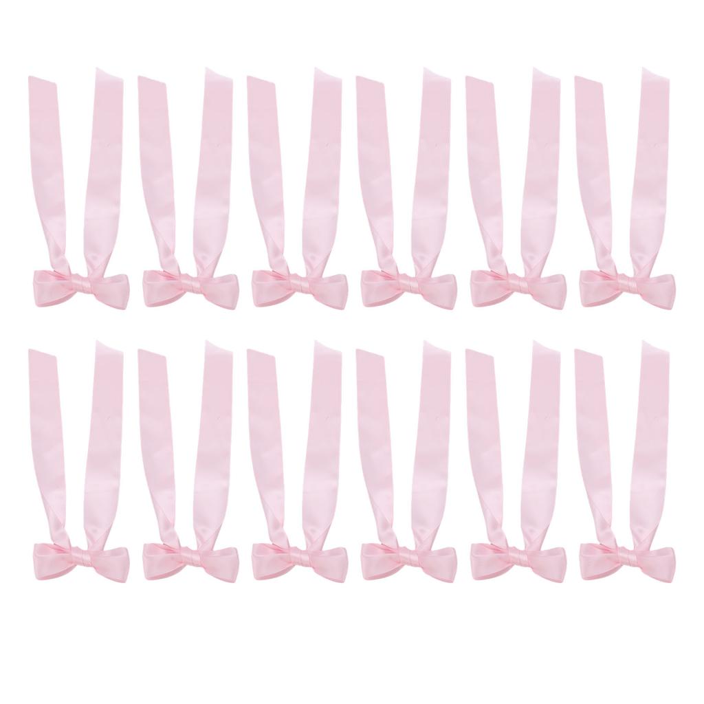 12pcs Candlestick Bows Decor 13 Inch Large Coquette Decorations Bows for Table Self Adhesive Wedding Bridal Shower Party Centerpieces