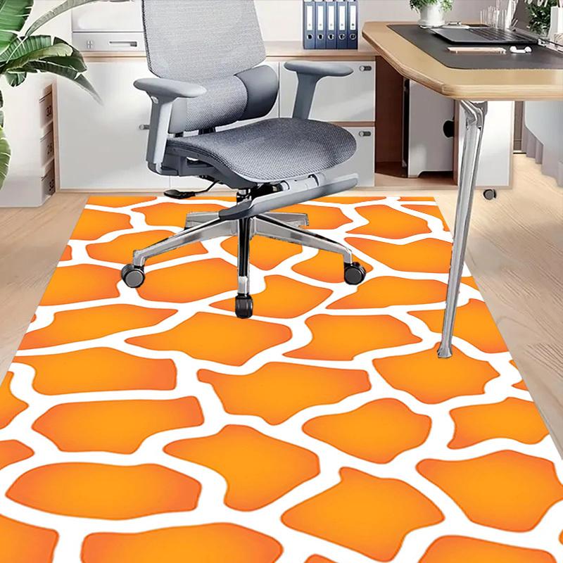 1PC Giraffe Print Extra Large Non Slip Floor carpet, Office, family, bedroom, Studio Large Area Rug Indoor Rugs, Vibrant Colors