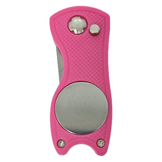 

Golf Divot Repair Tool Stainless Steel Foldable Green Fork Tool Golf Accessories Men Women Golfer Enthusiasts Gift розовый