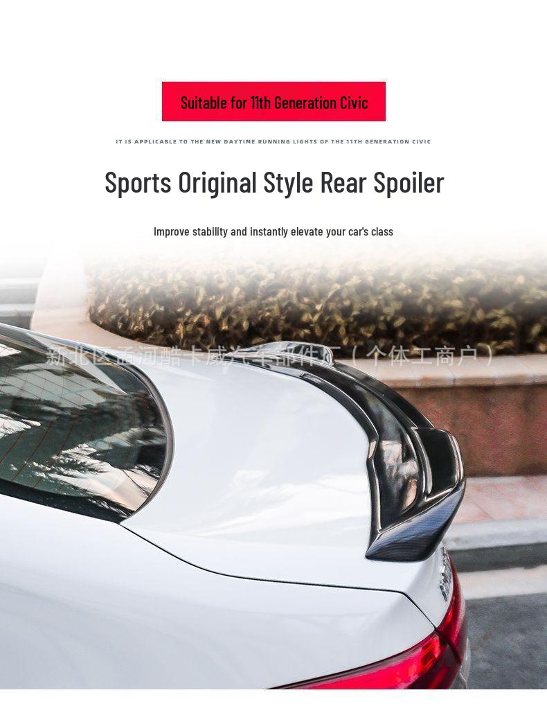 23-Model 11th Gen Civic Type R & Honda Integra Custom Rear Spoiler