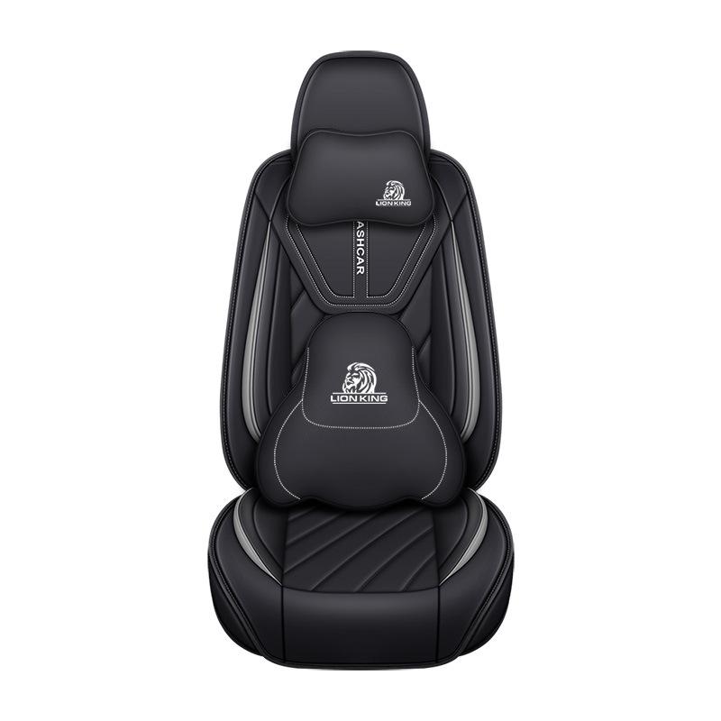 Four Seasons Universal PU Leather Car Seat Cover - Full Surround Cushion