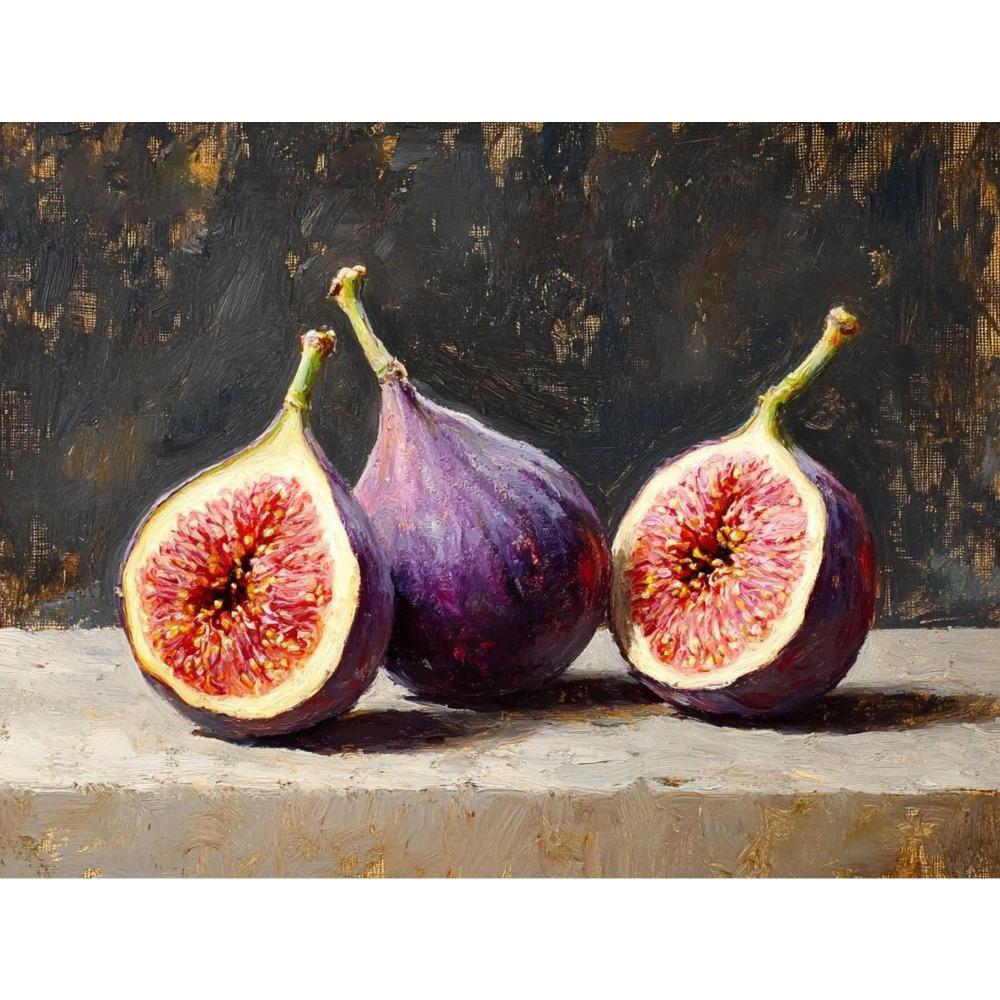 Vintage Food Art Dining Art Oil Poster Fruit Still Life Rustic Kitchen Prints Canvas Painting Wall Art Pictures Home Room Decor