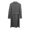 BETTINA SCHOENBACH 100% wool Chester coat 34 gray HUMBURG Women Used