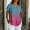 Women's Casual, Loose-Fit, And Stylish Short-Sleeve Cotton-Linen Top