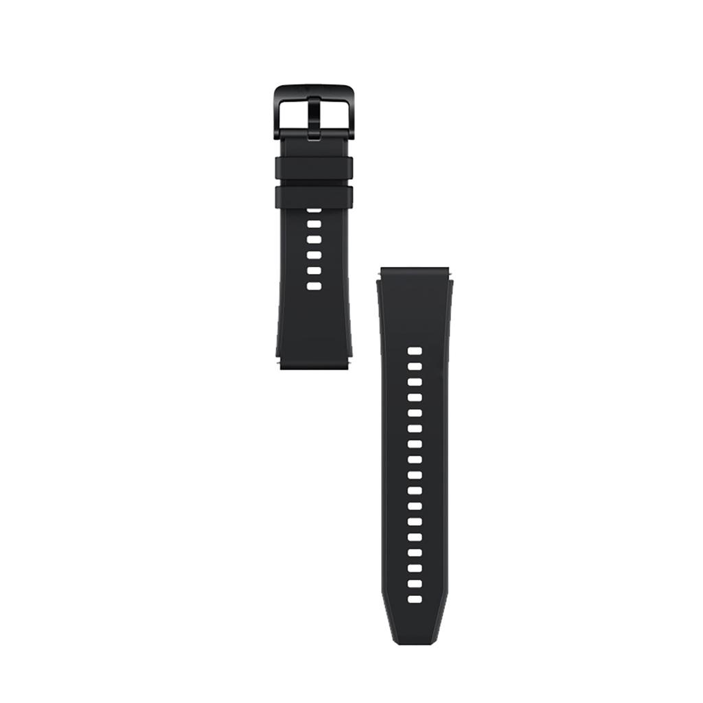 Silikonarmband für Huawei Watch GT 2/3/4/2 Pro/3 Pro/4 Pro/GT 2e 46mm - Schwarz