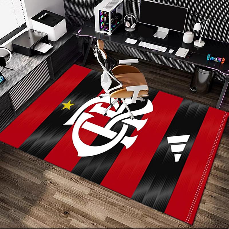 1pc Rangers FC Rug, Digital Printed Home Chair Sofa Mat, Durable Office Area Carpet, Beautiful Festival Decorations