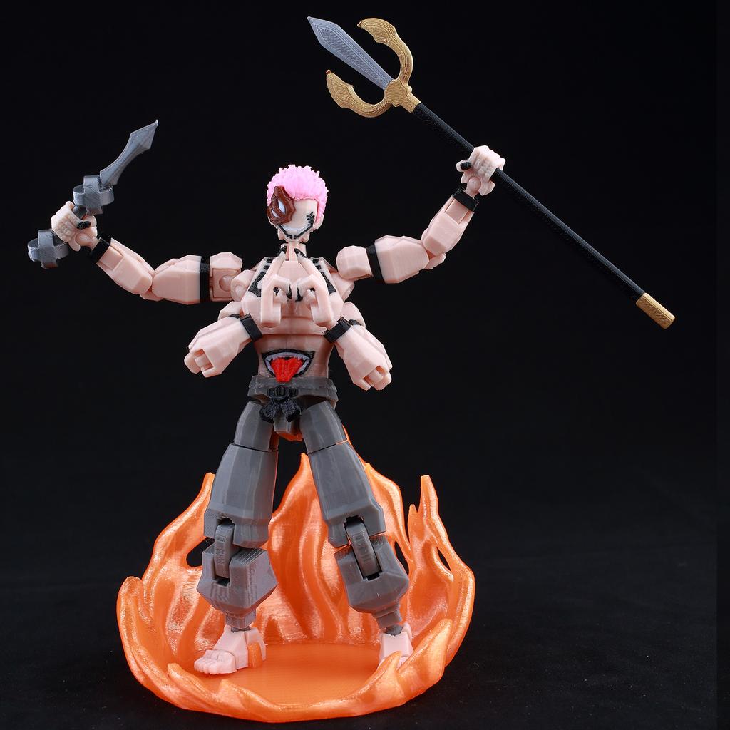 Printed Multi-Joint Action Figure T13 Titan13 Jujutsu Kaisen Sukuna King Of Curses Dummy13 Lucky13 Anime Model Kit Toys
