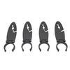 4 Pcs Paddle Board Clips Universal 5 7 Inch Fit Kayak Paddle Board Clamps Easy Installation