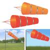 Reflective Plastic Windsock Outdoor Wind Direction Flag with Fluorescent Belt Wind Sock for Garden or Patios Decoration