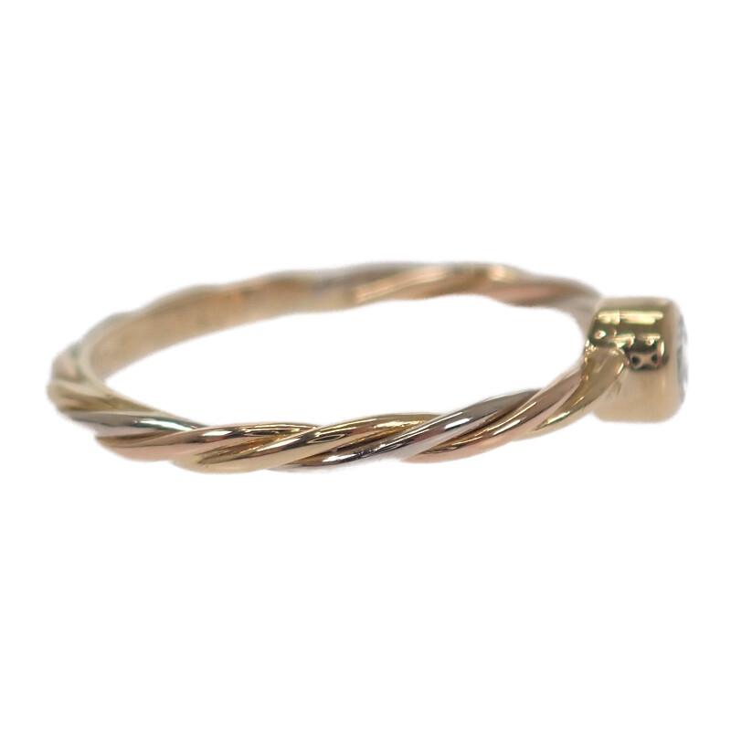 CARTIER  #9.5(JP Size) ring K18 yellow gold/K18 Pink Gold Women