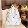 Schoolbag Cute Milk Floral Puppy Kitten Backpack Girl Heart Versatile Large Capacity Backpack Junior High School College Student Backpack