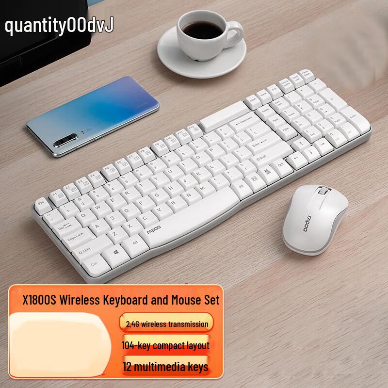 

Rapoo X1800S Wireless Keyboard and Mouse Combo