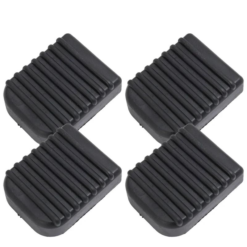 Black Motorcycle Stand Pad Kickstand Rubber Support Plate Outdoor Parking Motorbike Foot Side Stand Base Kickstand Holder Pad