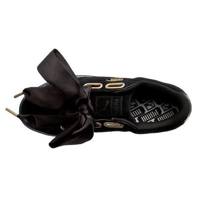 Wildleder Herz Satinschwarz 362714-03