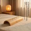 1Pcs Breathable Perforated Hand Polished Hollow Bamboo Lumbar Support Cushion U Shape Bamboo Neck Pillow Ergonomic Curved