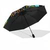 1 Stück Buntglas Eule Faltbarer Regenschirm | Elegantes Design, Modisches Accessoire, Langlebige Konstruktion, Stabile Speichen yy251107051