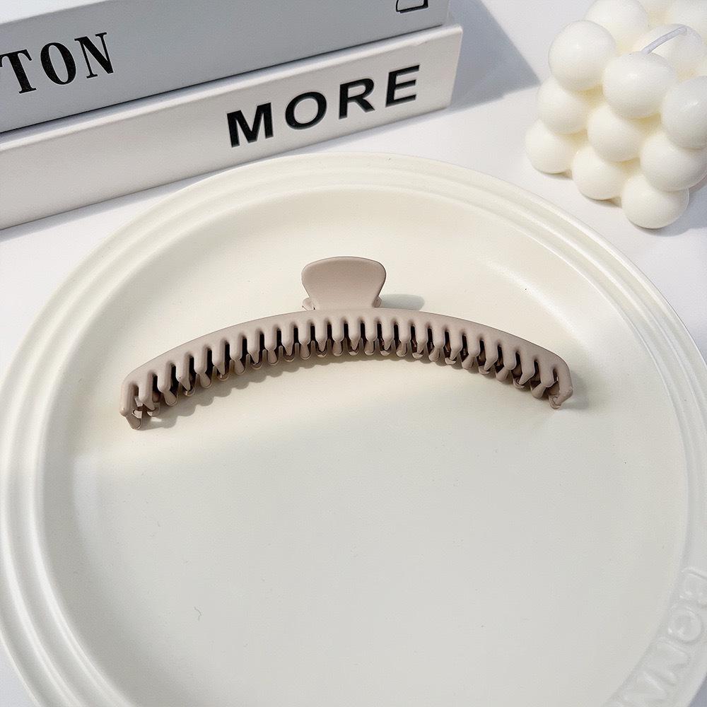 Korean Style Large Super Grip Fine-Tooth Hair Clip for Women - High-End Shark Clip for Thick Hair Styling