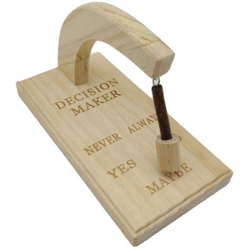 Decision-making Magnetic Pendulum Type Chooser Wooden Carved Handicrafts Small