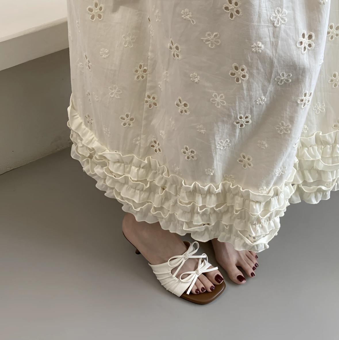 

Темпераментные~ Тринадцать линий дизайна Корейские сандалии на толстом каблуке с двойной бабочкой женские с открытым носком сказочные маленькие крутые шлепанцы 35 абрикосовый