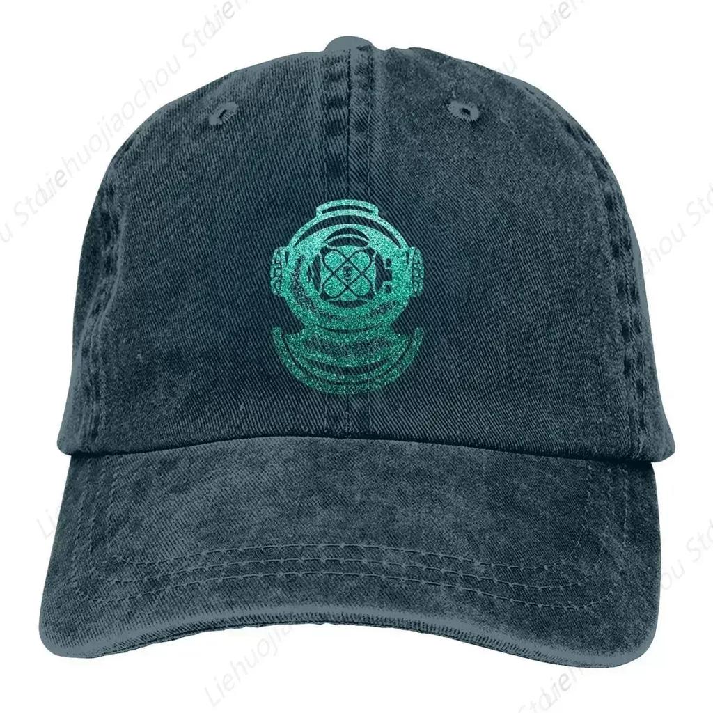 Diver Baseball Caps Peaked Cap Scuba Skull Dive Diver Sun Shade Hats for Unisex Women