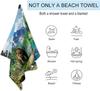 Bears Deer Lions Zebras Beach Towel Sand Free Quick Dry Bath Towel Large for Adult Kids Pool Swim Camping Essentials Accessories