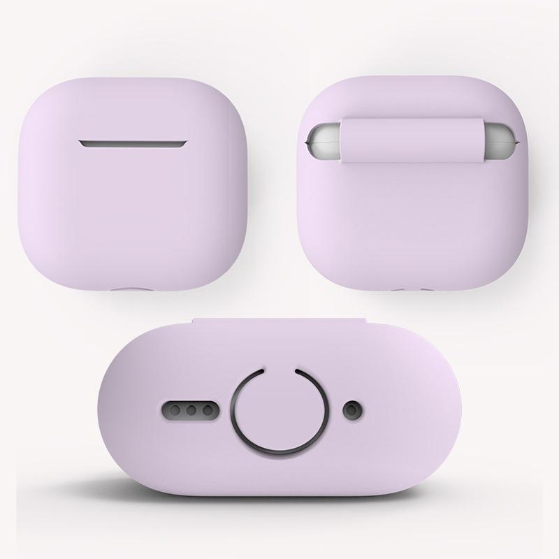 New Case For Apple Airpods 4 Silicone Protective Cover With Charging Port Anti-Dust Dirt Dust Plug For Airpods 4 Earphone Case