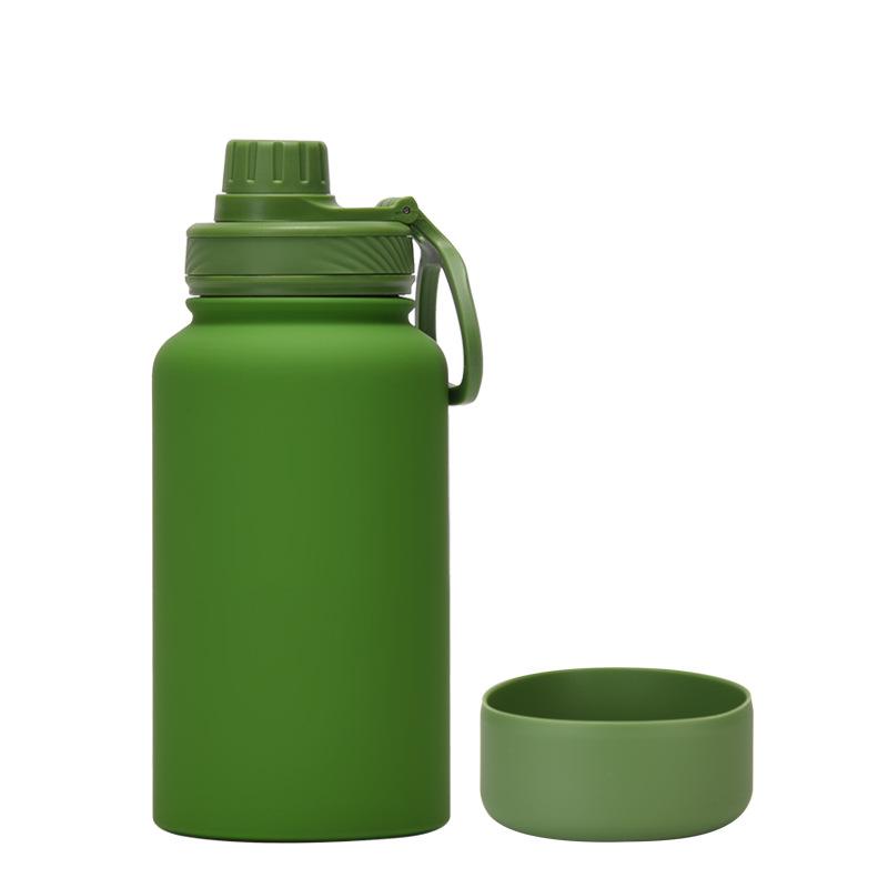 650Ml Stainless Steel Thermos Cup Non-Slip Outdoor Portable Water Cup Simple Wide Mouth Sports Kettle