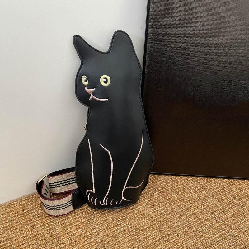 Large-capacity  Casual Cartoon Cat Cute Chest Bag Fashion Waterproof  Women's Crossbody Bag