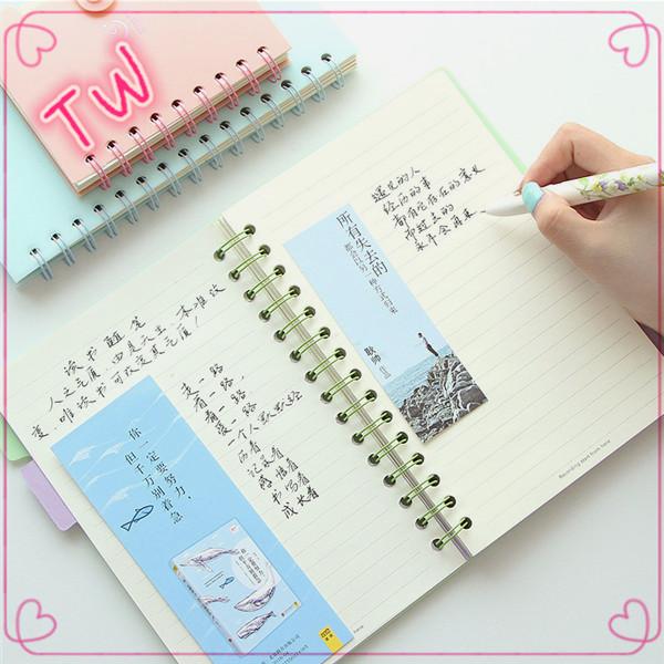 Source Factory Promotion High Cost Effective School Office Study Spiral Notebook Multi Color Optional Colorful Cover 186