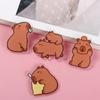 Breastpin Acrylic Capybara Pin Cute Kapibara Badge Cartoon Capybara Brooch  Unisex