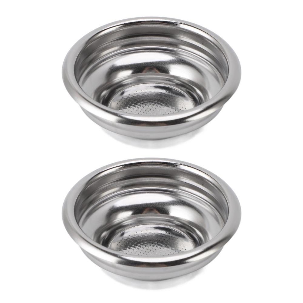 Porous Coffee Portafilter Basket Stainless Steel Single Cup Filter Basket  Coffee Making
