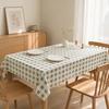 Rectangle Tablecloth, Waterproof Oil-Proof Tablecloth, Easy to Wipe Clean, Checkered Table Cover for Dining Table Outdoor Camping Picnic Patio Use