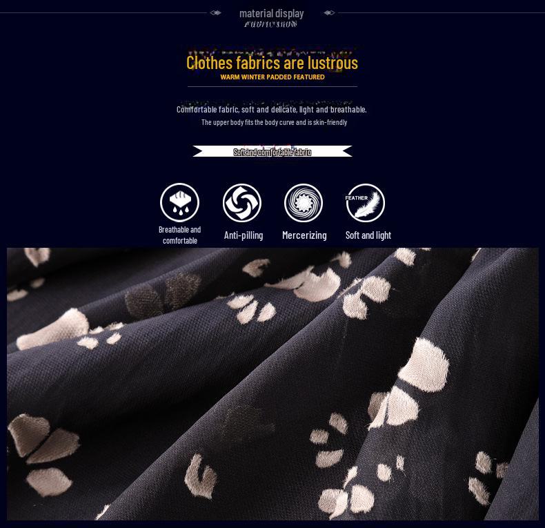 2024 Summer Silk Slim Fit Floral Mid-Length Dress for Women