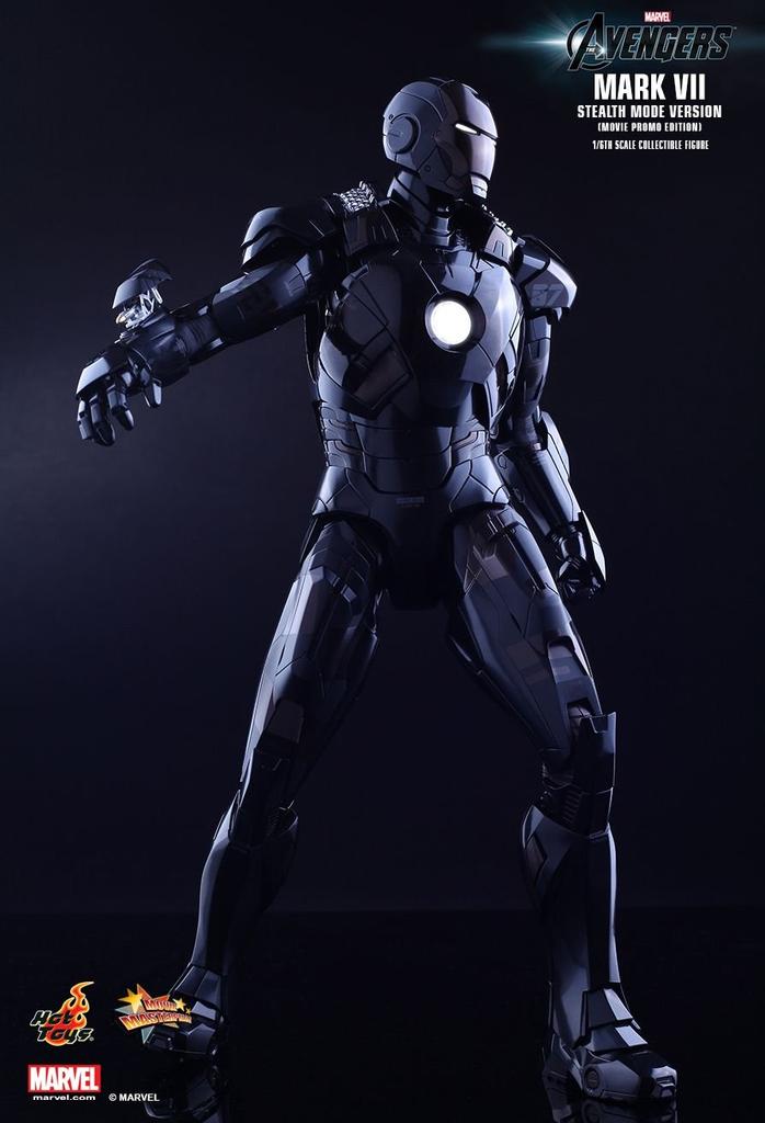 Avengers Scale Figure Iron Man Mark 7 Hot Toys [Movie Masterpiece] 1/6 (Stealth Version) (Avengers 200% Exclusive)