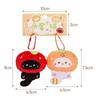 Cartoon Cute Kitty Plush Pendant Creative Kawaii Doll Keychain Fashion Couple Friends Backpack Decoration Accessories Gifts